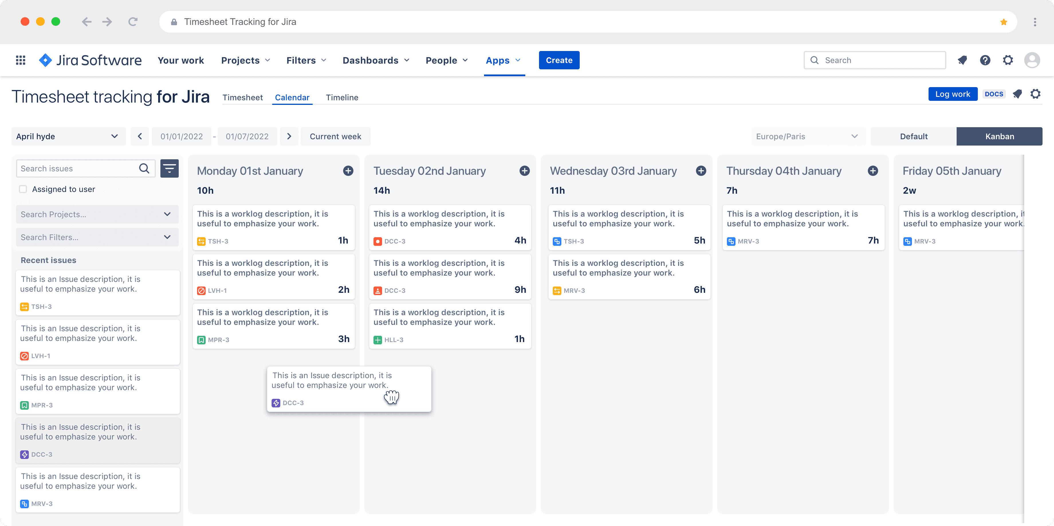 plugin jira timesheets free