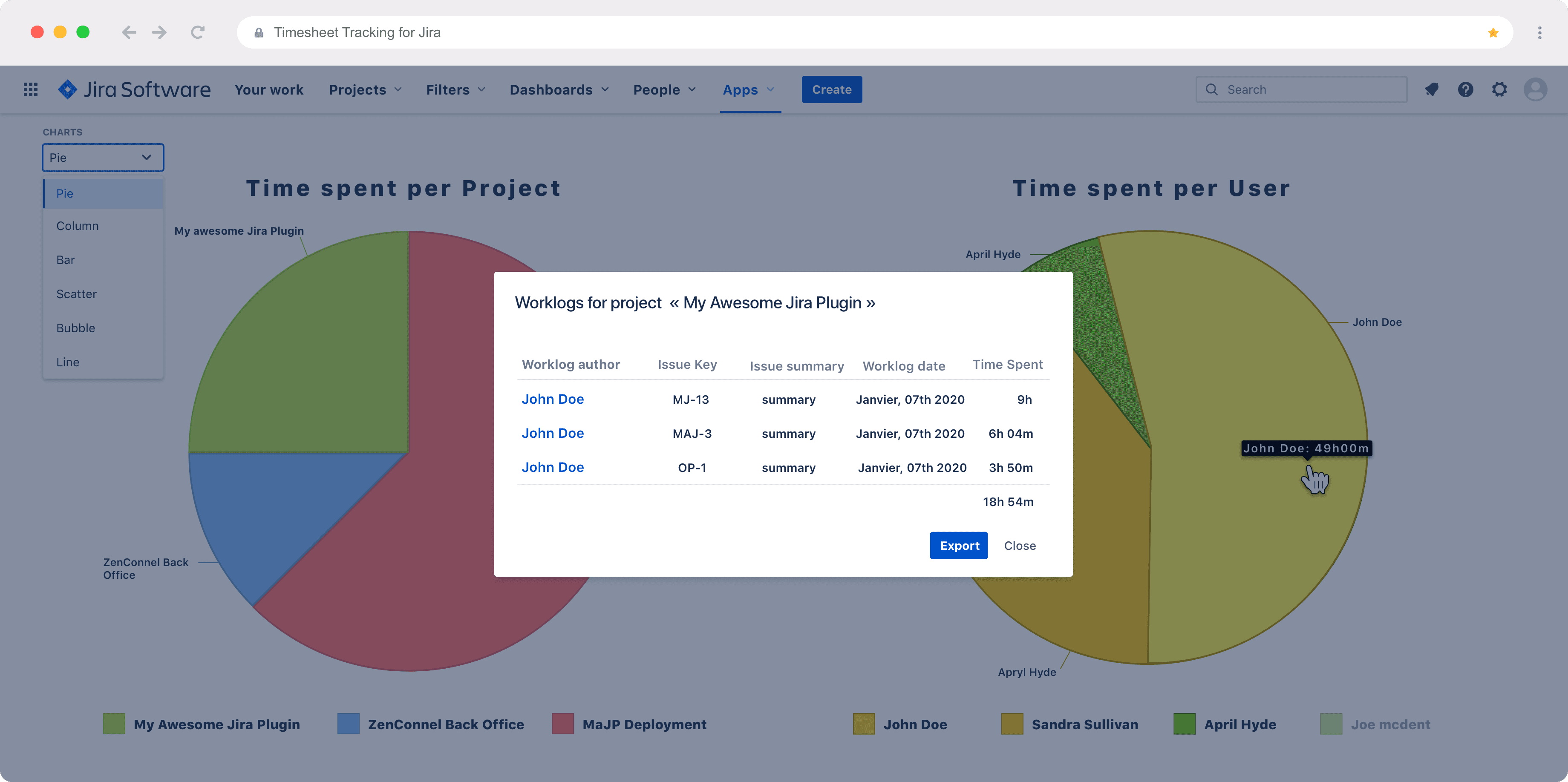 plugin jira timesheets free