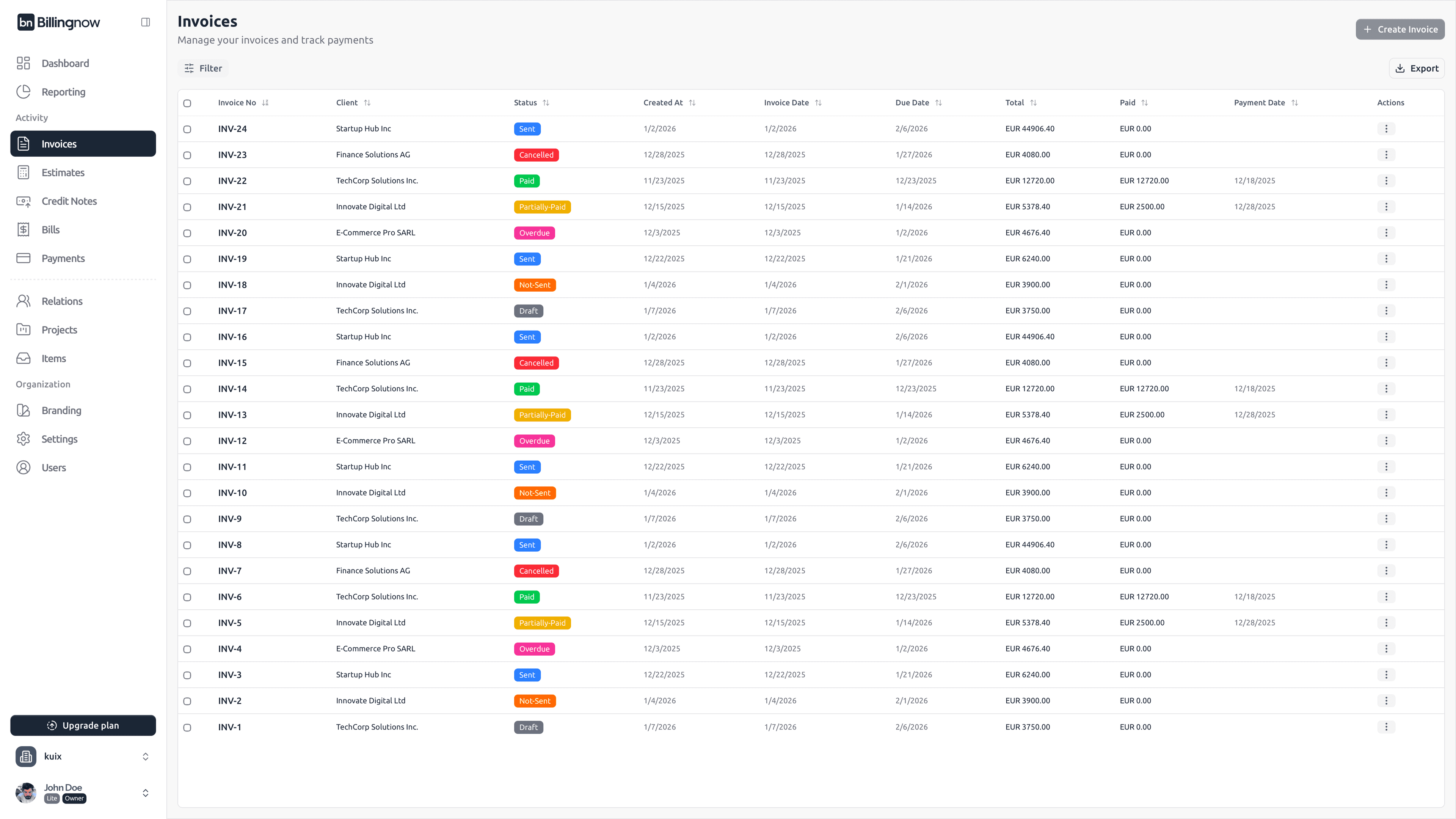 BillingNow Screenshot